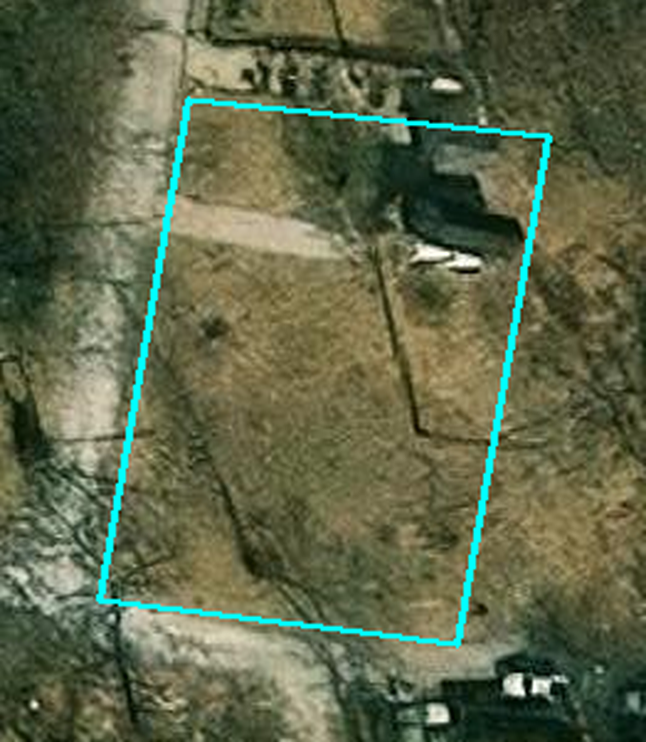 County aerial of PIN 02-33-129-011, the high lot.