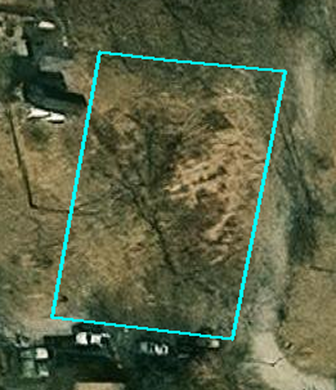 County aerial of PIN 02-33-129-012, the lower lot.