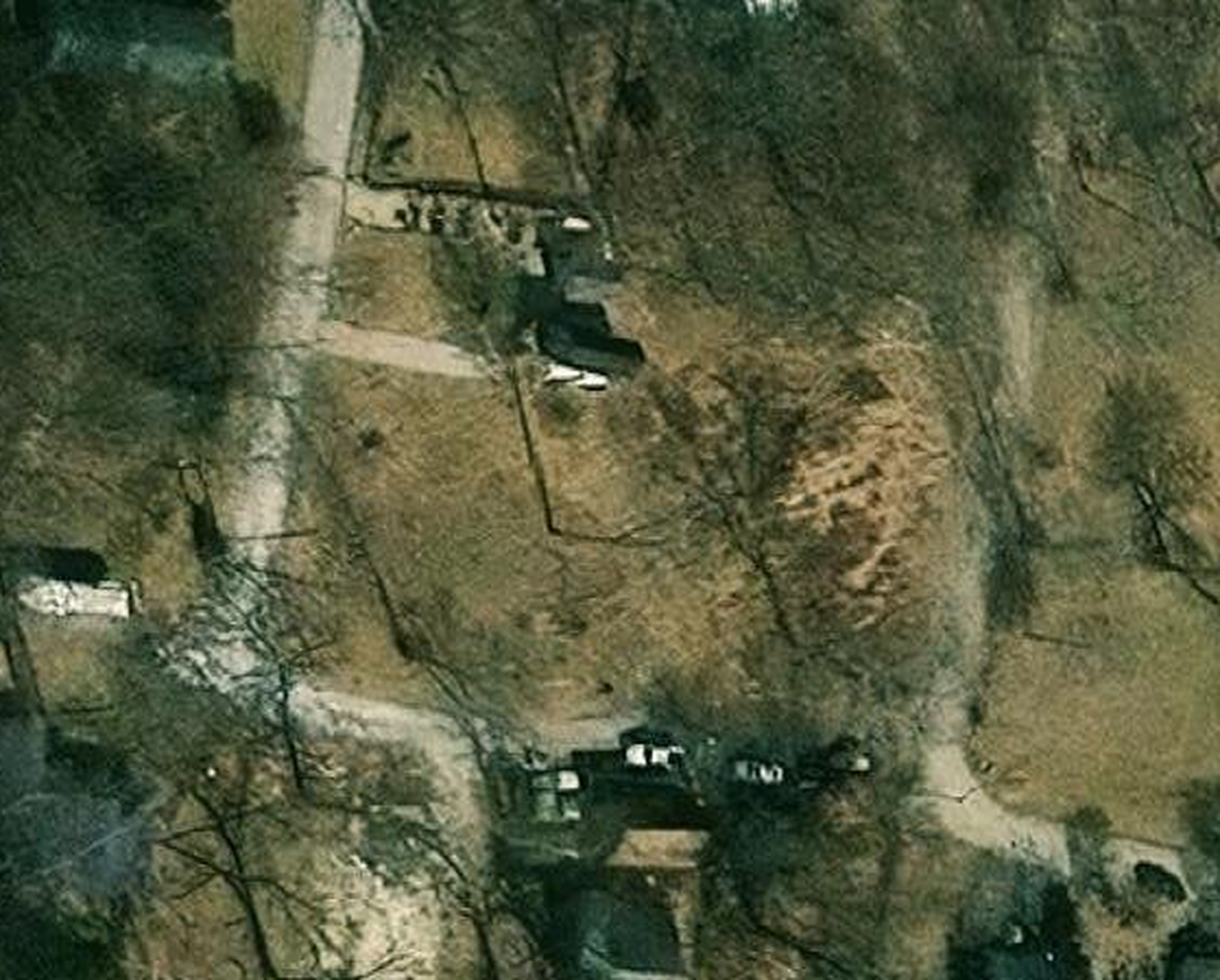 Closer county aerial crop of the three Worsley parcels.