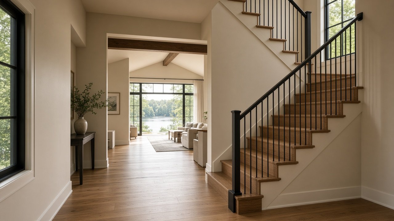 Concept foyer looking through to river room