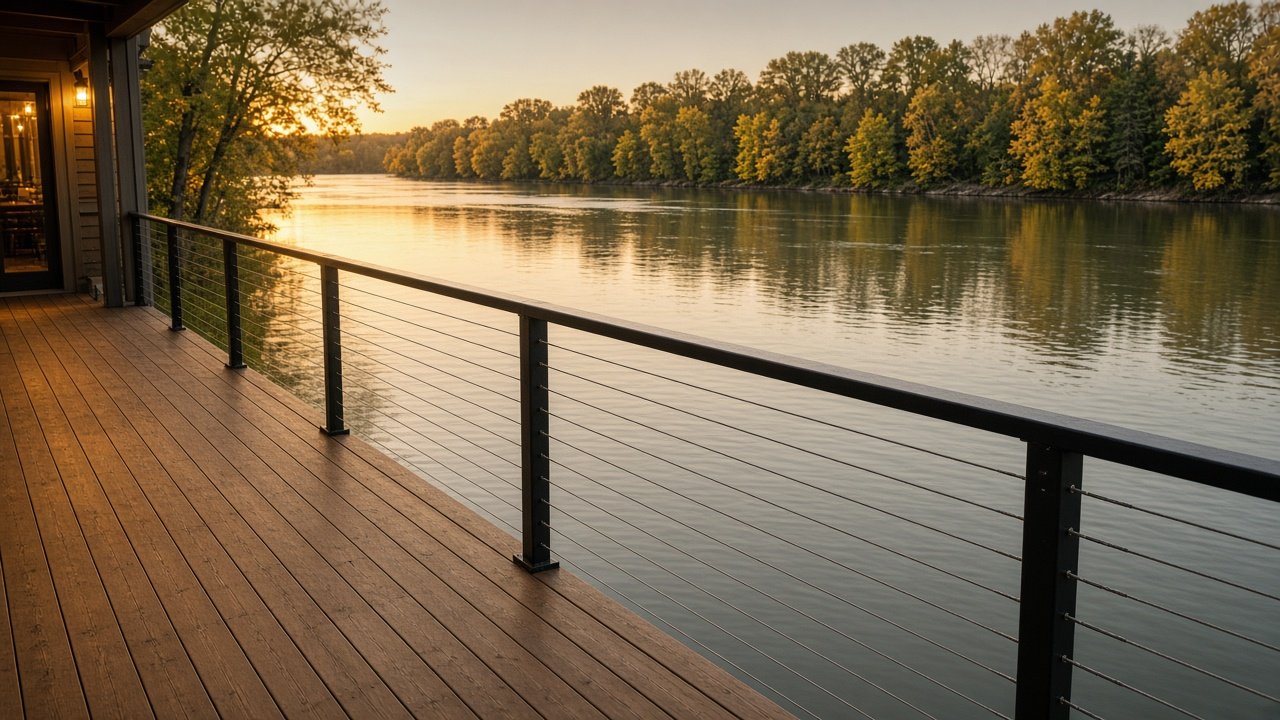 Concept deck looking at Fox River
